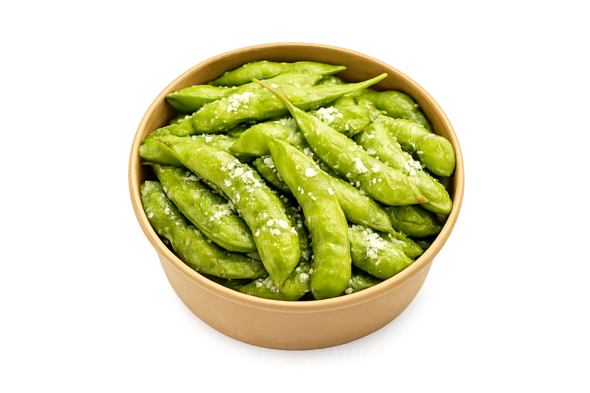 EDAMAME WITH SALT
