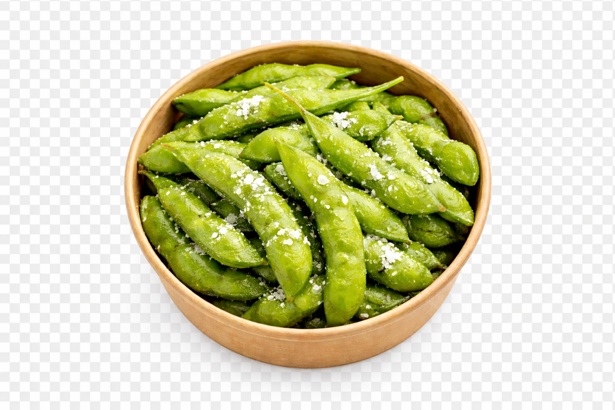 EDAMAME WITH SALT