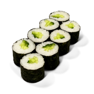 Hosomaki Roll with Cucumber and Sesame seeds